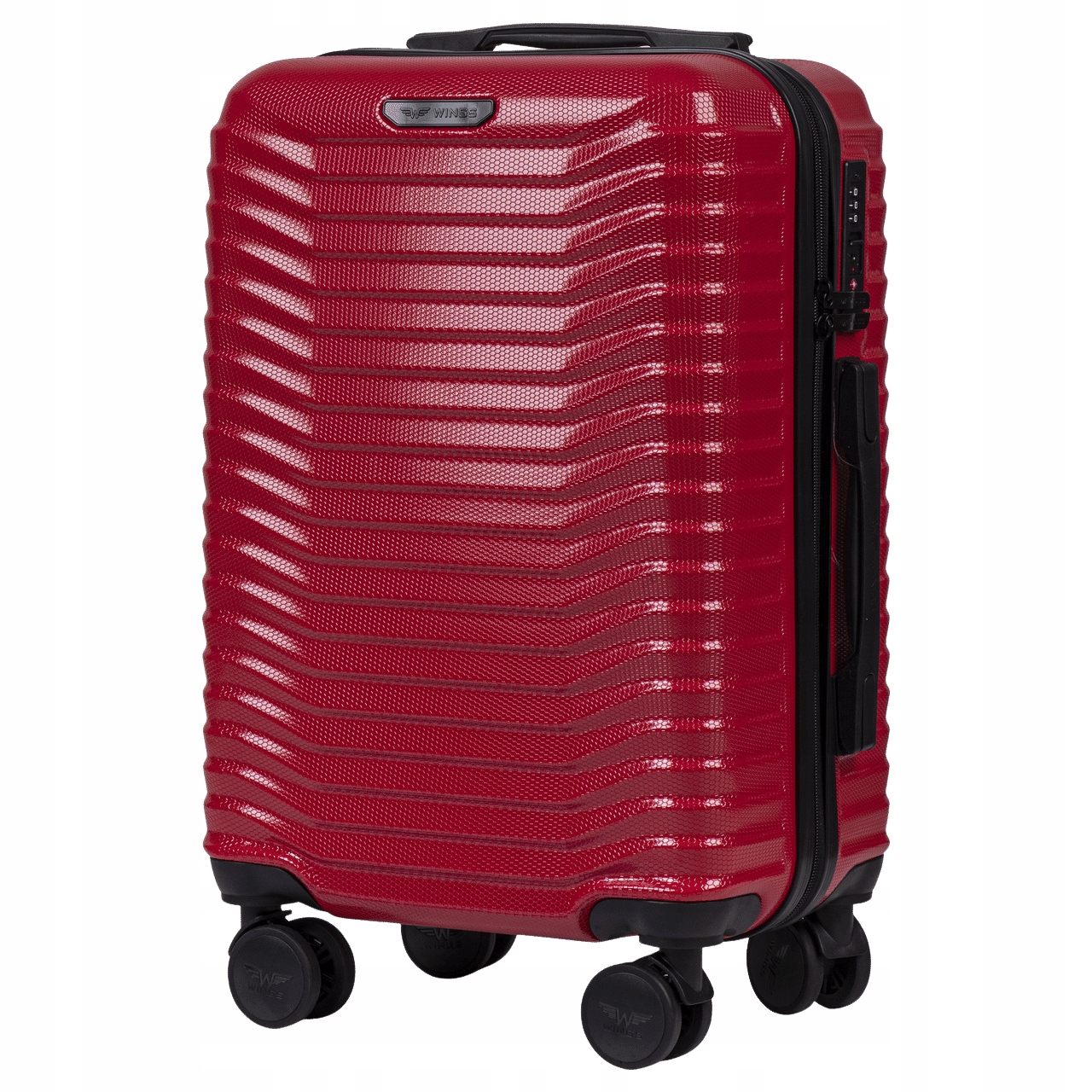 Modna Walizka Kabinowa S 20" Policarbon Podwójne Koła Zamek Tsa Wings 140R