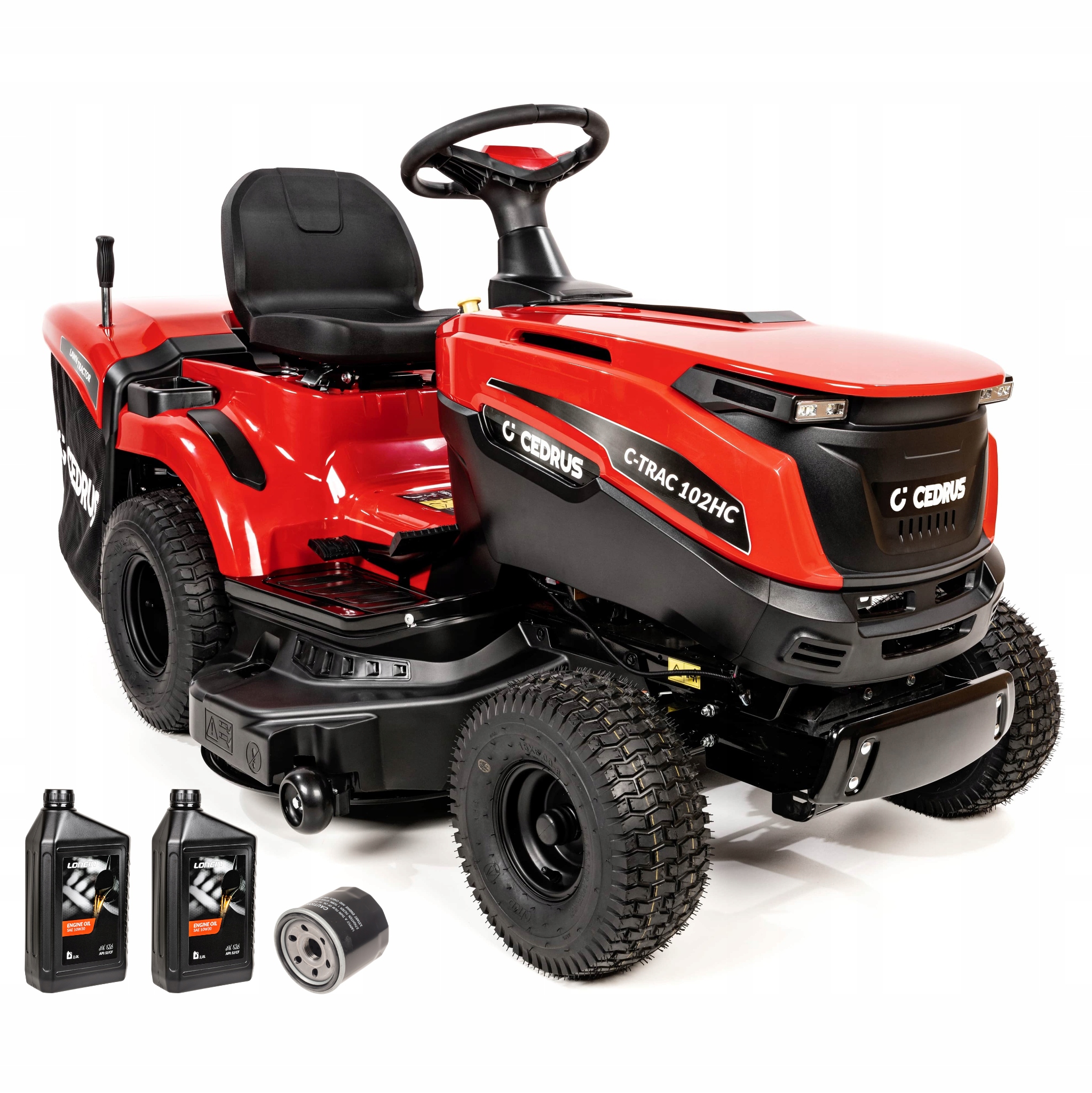 Traktor ogrodowy kosiarka Cedrus C-TRAC-102HC Dwa Cylindry Hydrostat 102 cm