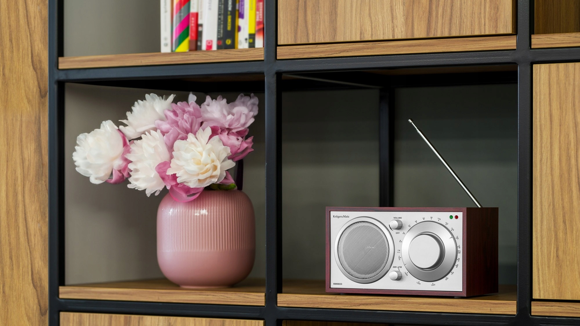 RADIO KLASYCZNE AM FM ANALOGOWE RETRO AUX JACK KRUGER MATZ Radio AM FM