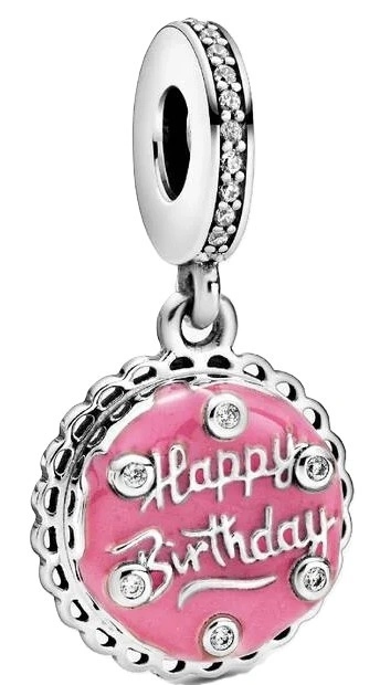 Charms Pandora Přívěsek Růžový Dort 798888C01
