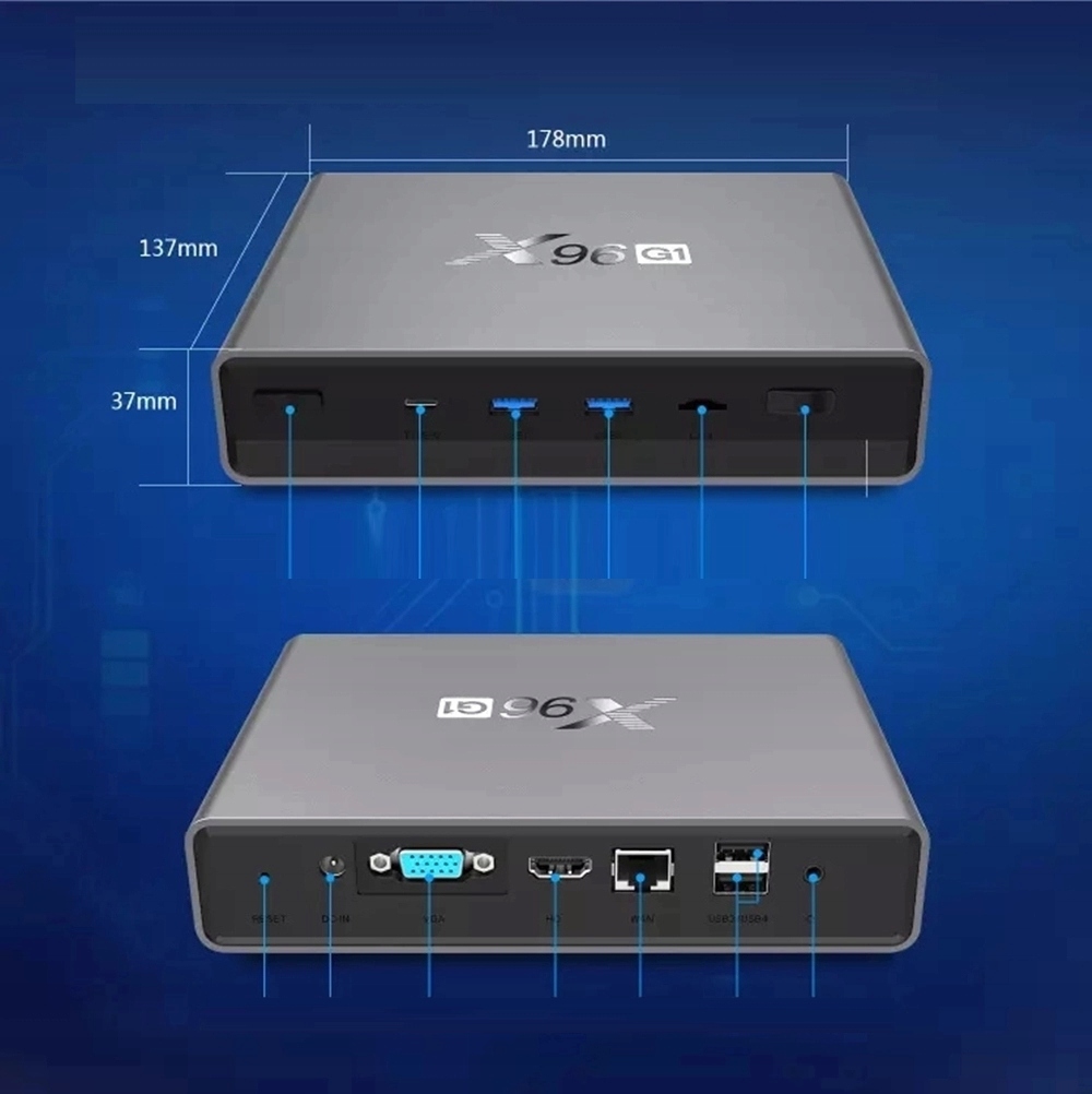 Mini Pc N4100 X96 G1 4/32GB Dual Wifi Model X96 G1
