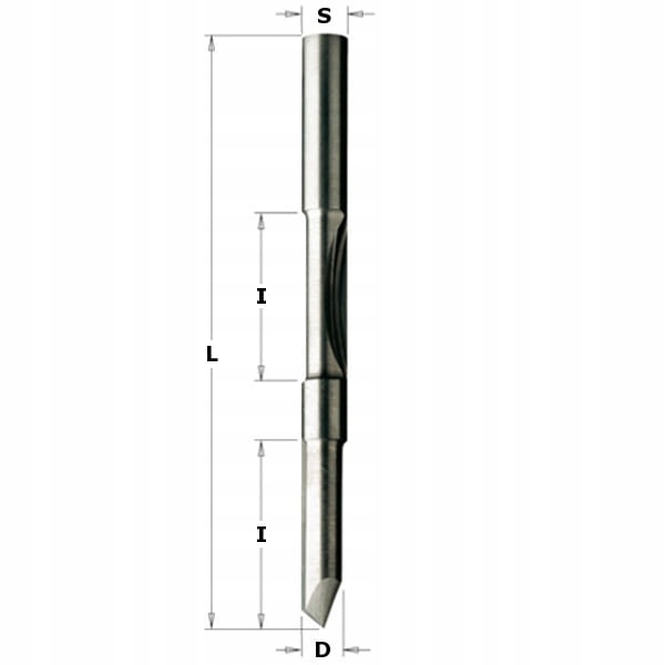 Cmt 716.061.11 Fréza Hm D=6 I=18+18 L=70 Z=1+1 S=6