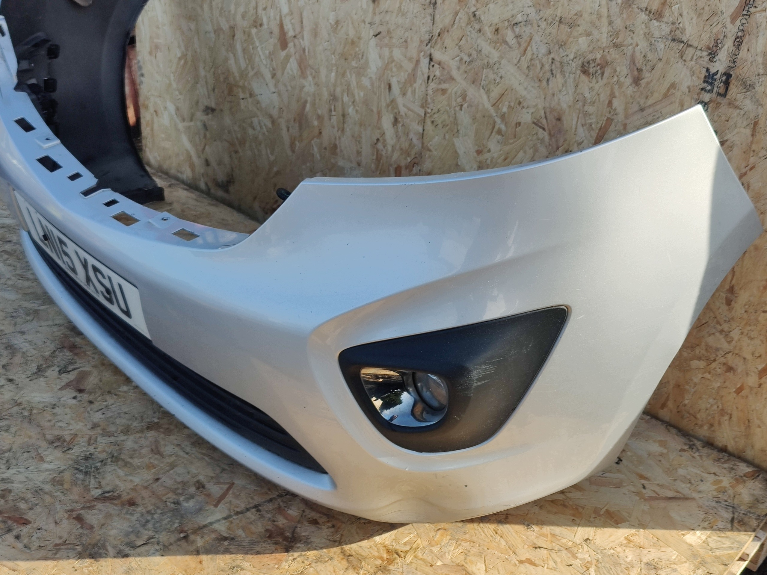 OPEL VIVARO B 2015R bumper front front complete SREBRNY