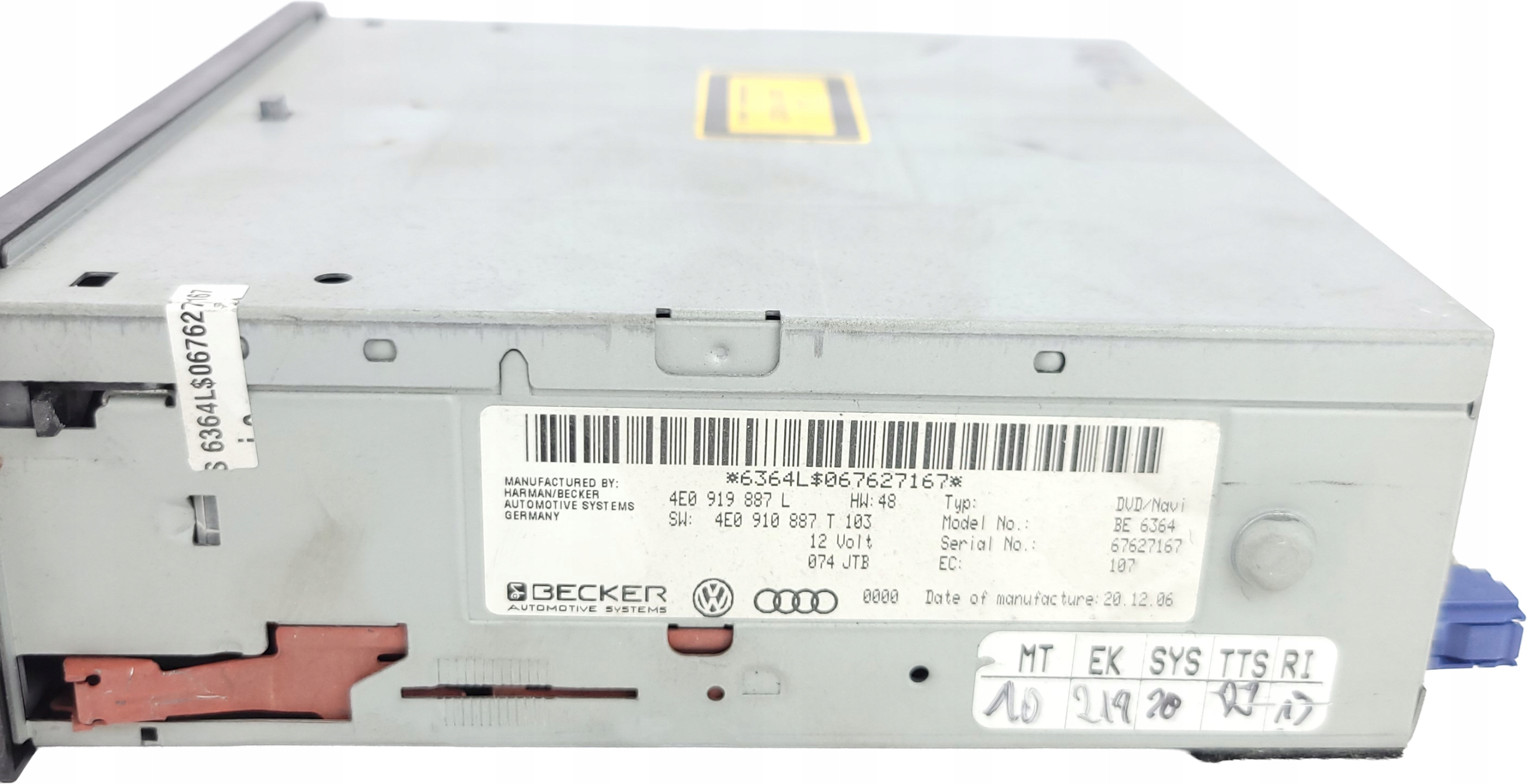 AUDI A6 C6 player navigation devices 2G HIGH PLYT DVD 4E0919887L