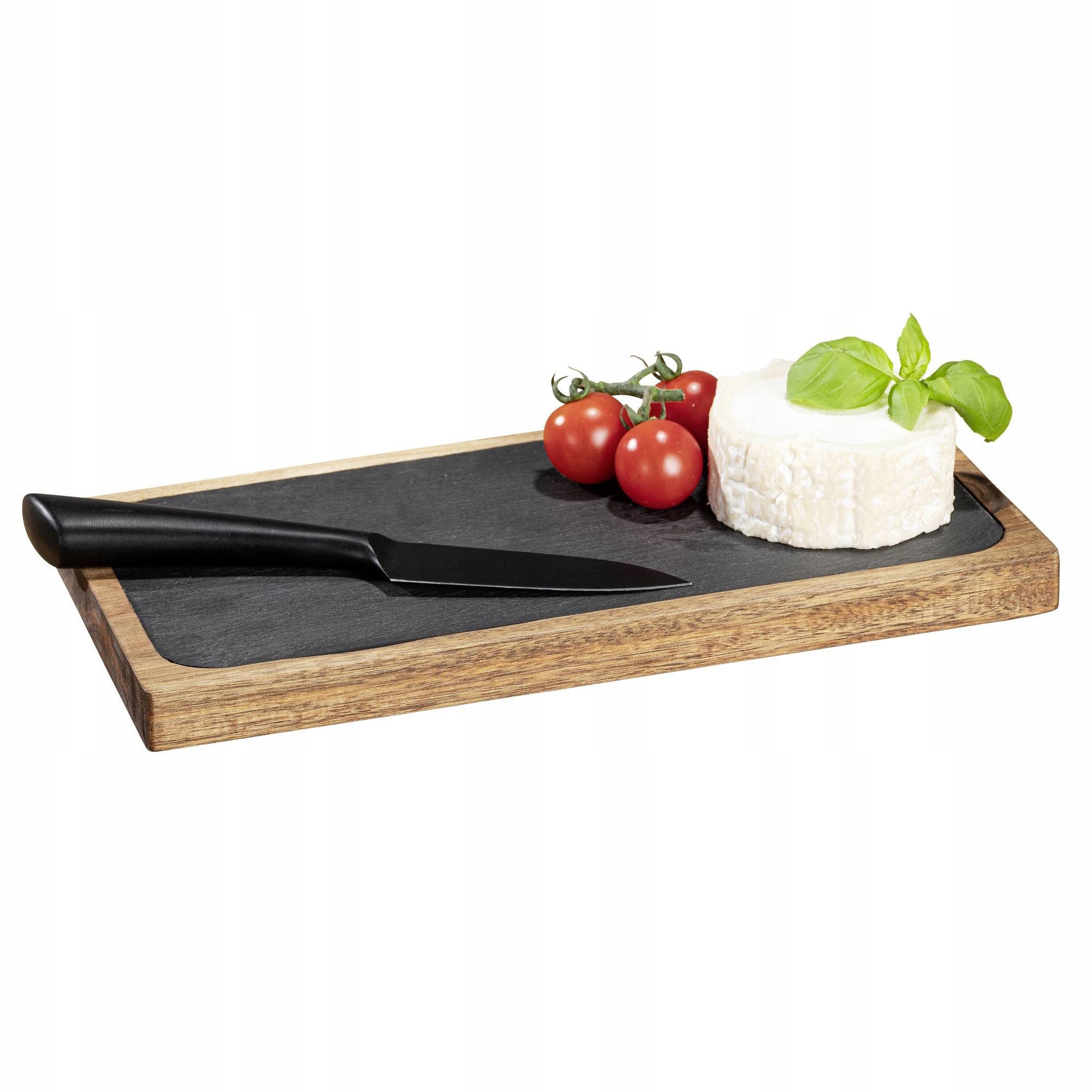 Servírovací Prkénko Z Břidlice 15X30X2 CM Černé Pro Domácí Použití