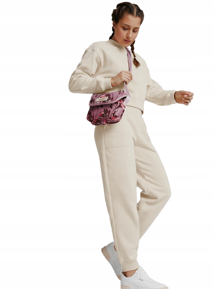 3285 Tepláková Souprava Puma Bavlněná Bez Kapuce Zateplená Ecru XL