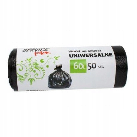 

Worki na śmieci 60l 50szt