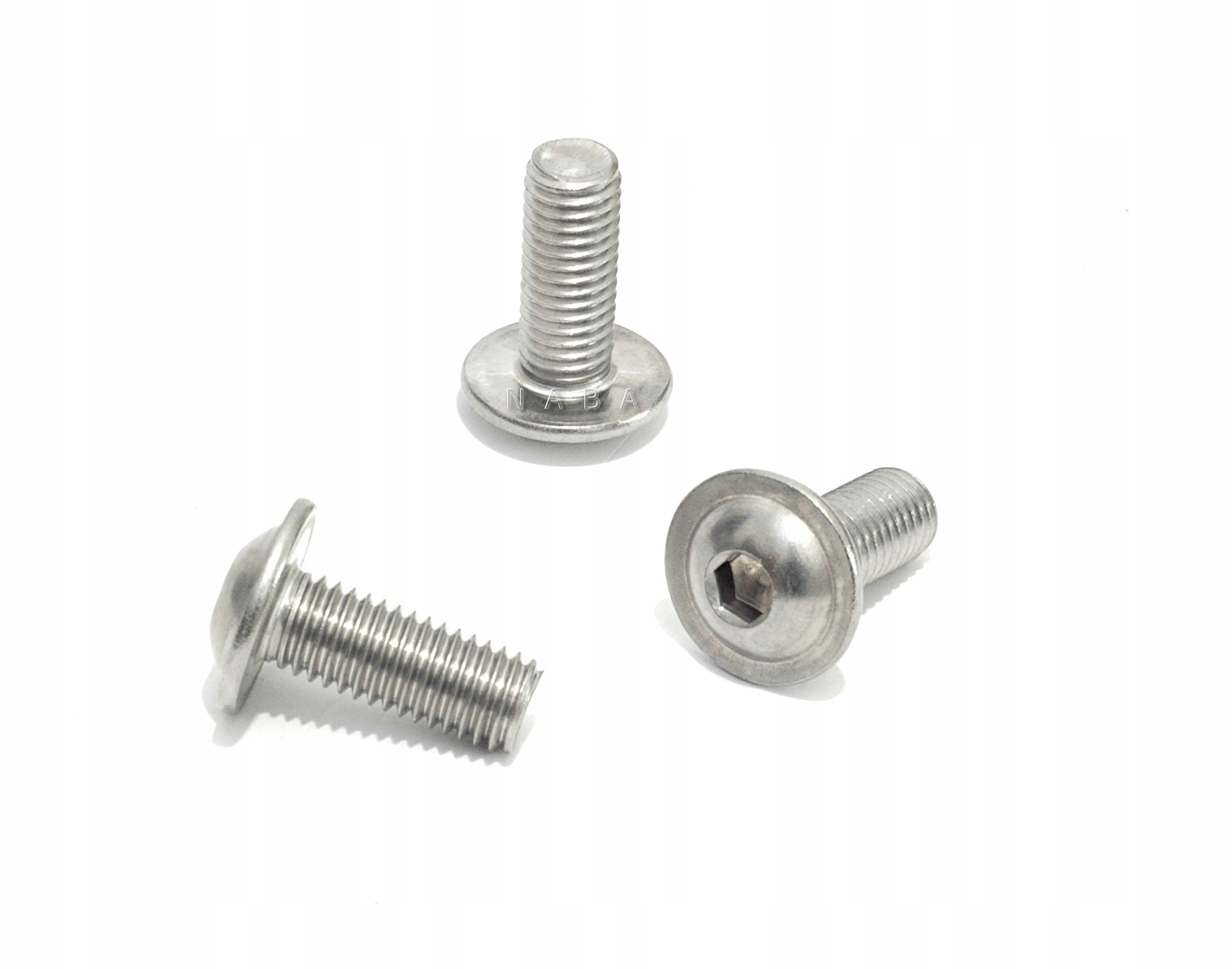 ISO 7380-2 A2 M6X10 ŚRUBA IMBUS PODKŁADKOWA NIERDZEWNA INOX (10) Kod producenta 7380-2/M6x10