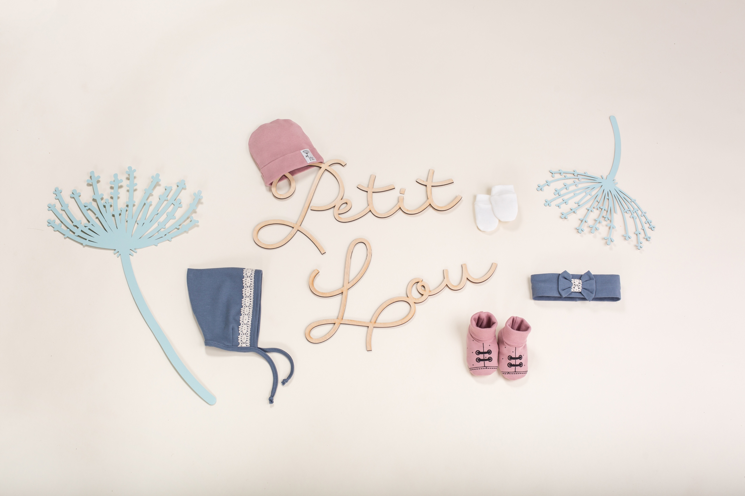 Buciki bawełniane PETIT LOU r 56/62 PINOKIO róż Kod producenta Pinokio 123