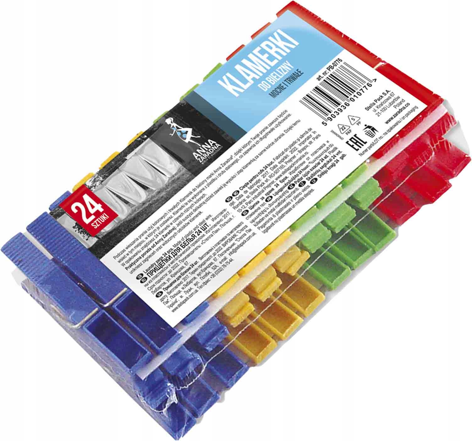 

Klamerki Plastikowe 24 szt. "az"