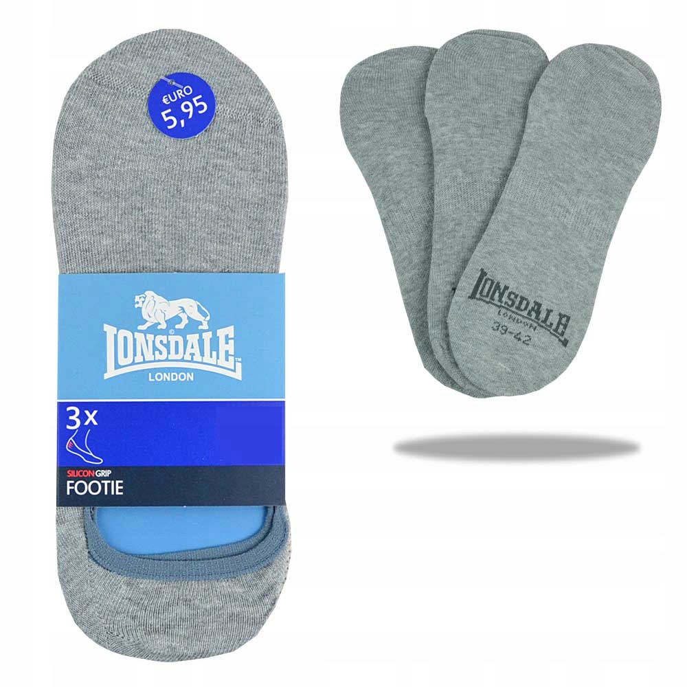 

Lonsdale Skarpety Invisible 3pary 43-46 LNS01_103