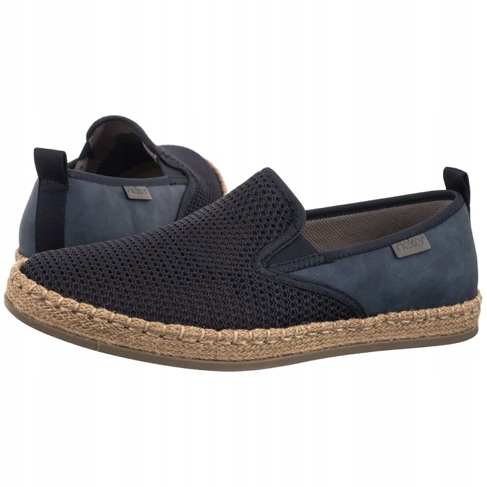Pánské polobotky Rieker tmavě modré B2661-14 Blue