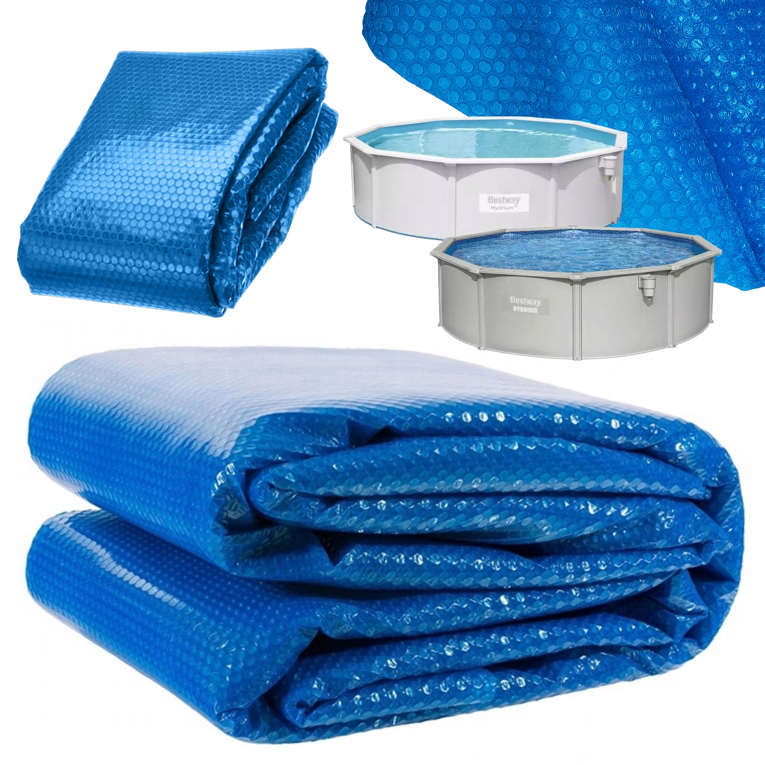 Solárna rohož Hrubá solárna vykurovacia krytka pre bazén Bestway Hydrium 460 cm