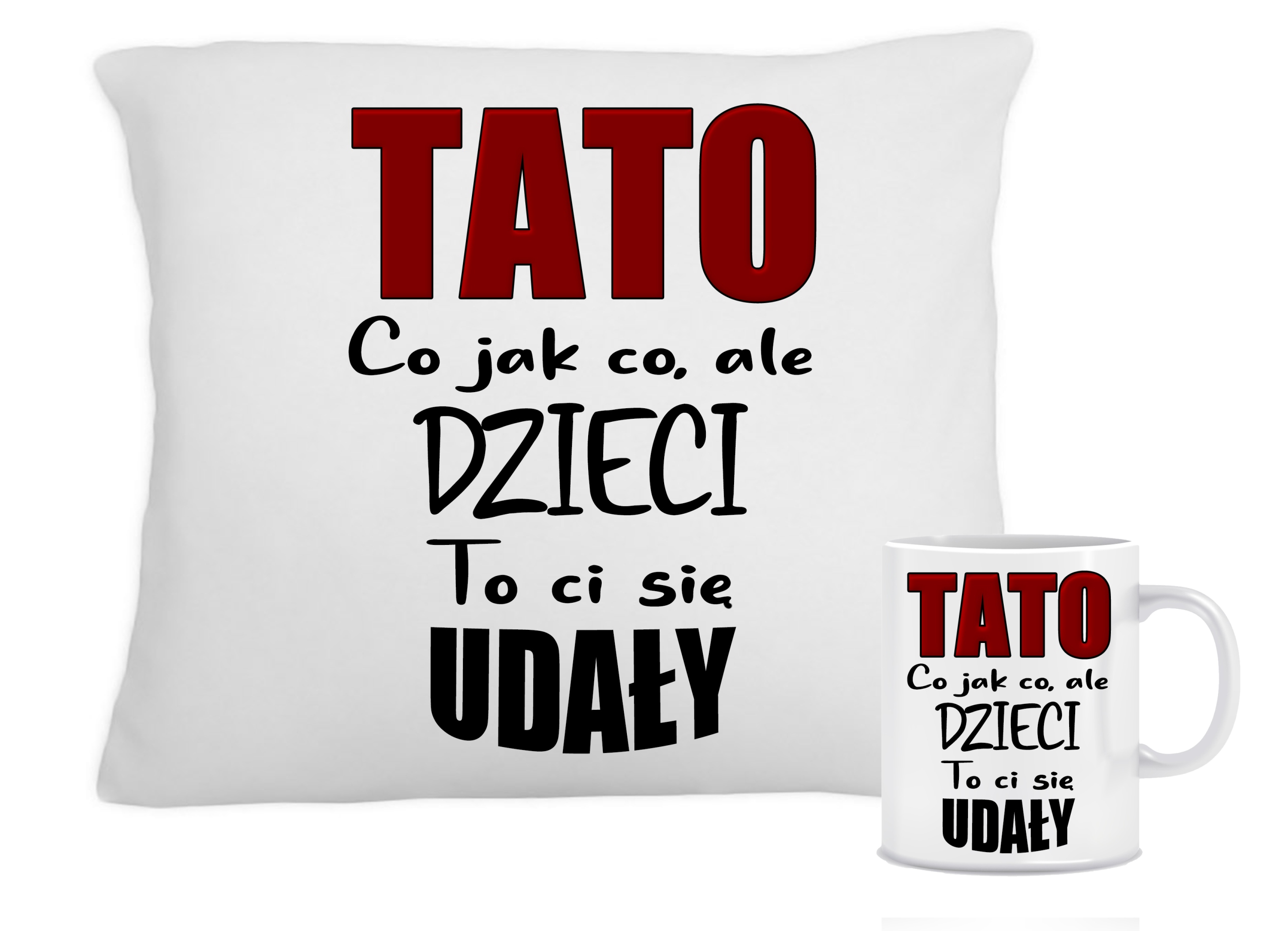 

Zestaw Poduszka Kubek Dla Taty Święta!