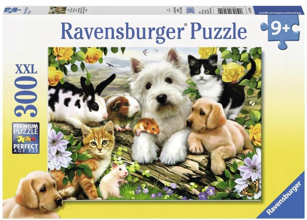 

Puzzle 300 Szczęśliwe Zwierzęta XXL