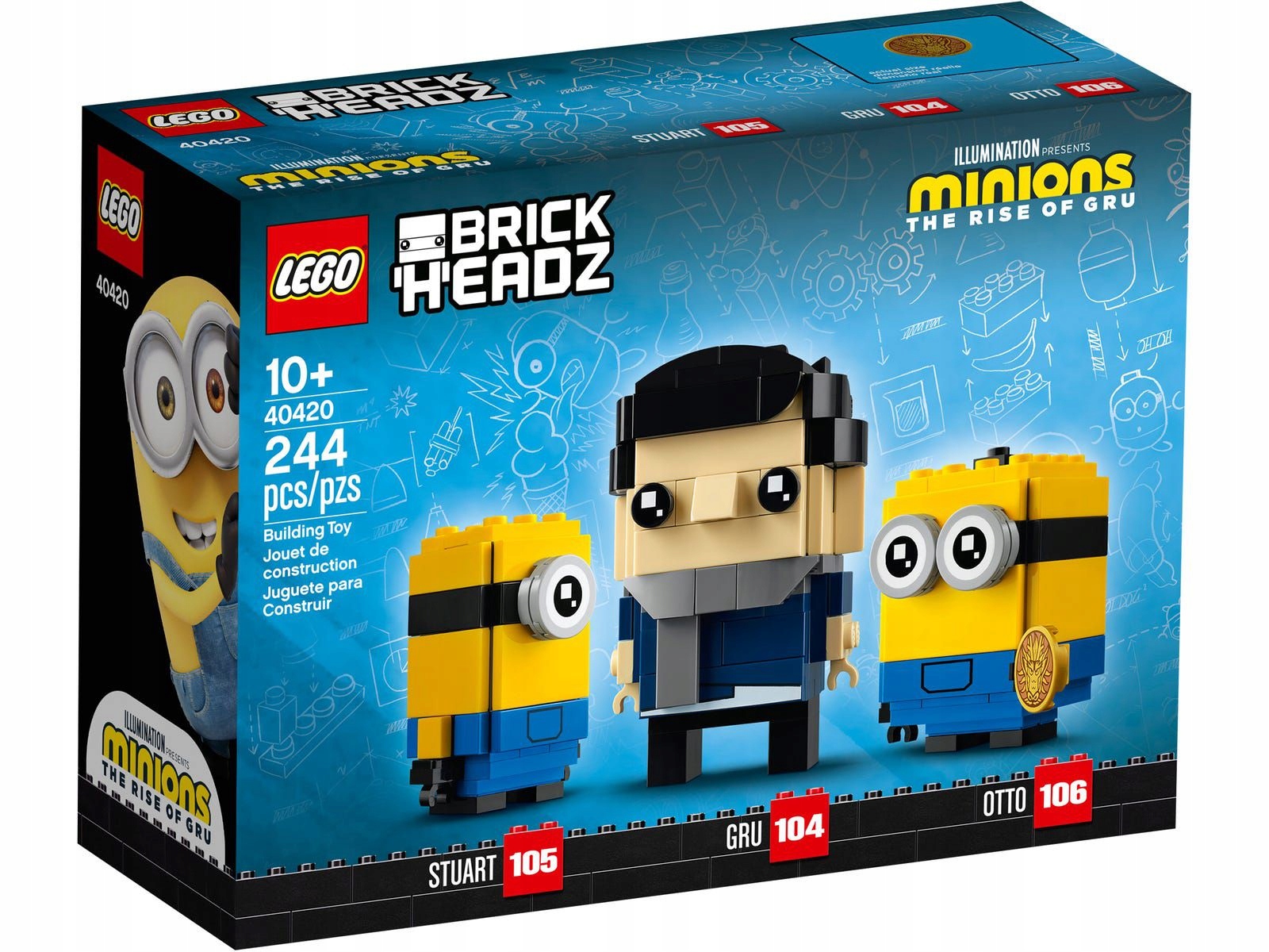 

Lego BrickHeadz Gru, Stuart i Otto Misb 40420