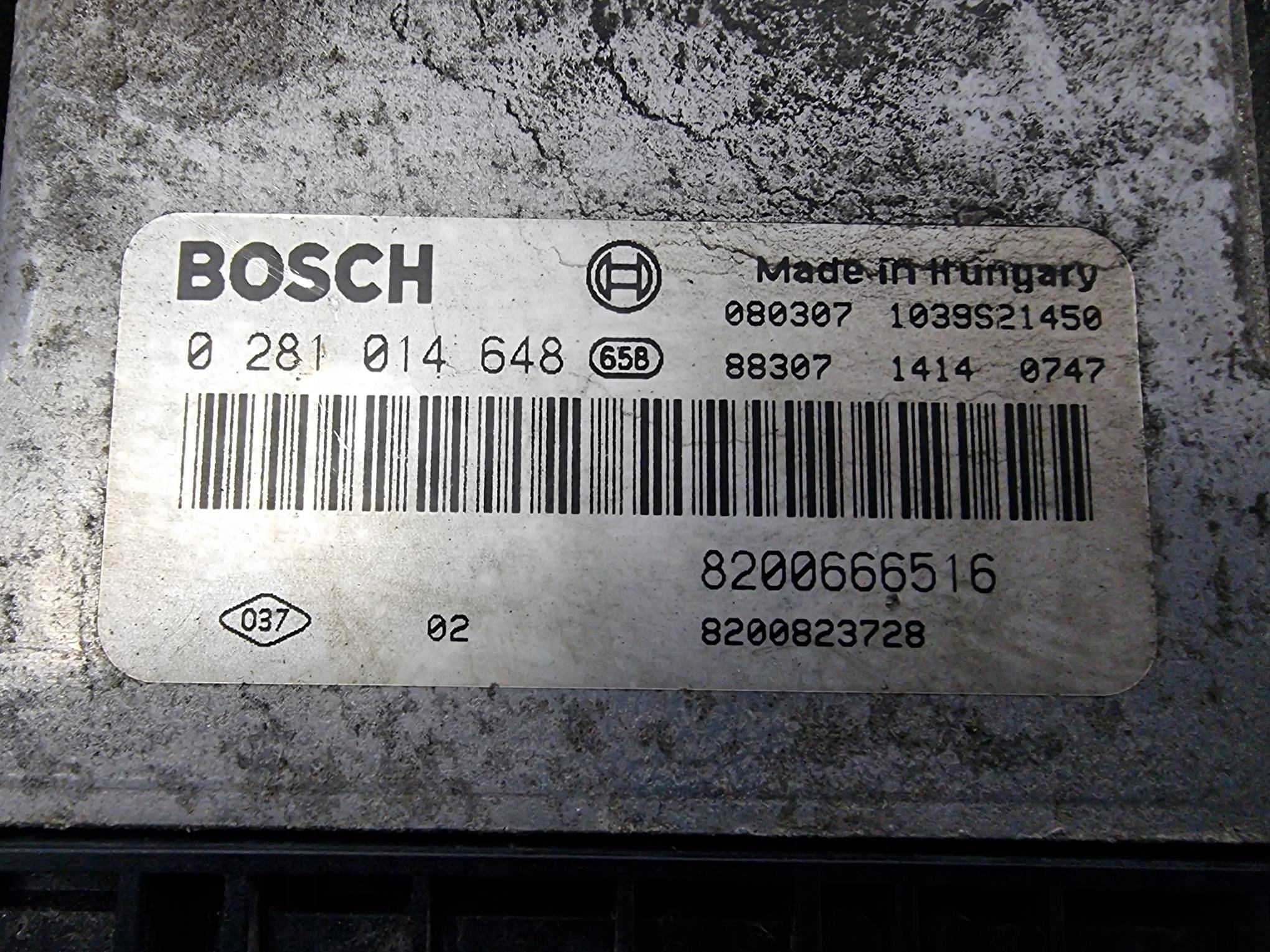 computer Motore ECU 8200666516 RENAULT TRAFIC II