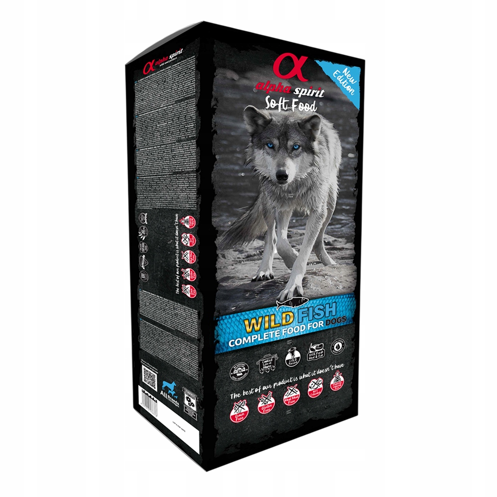 ALPHA SPIRIT WILD FISH – PÓŁMIĘKKA KARMA DLA PSA DOROSŁEGO, 9KG