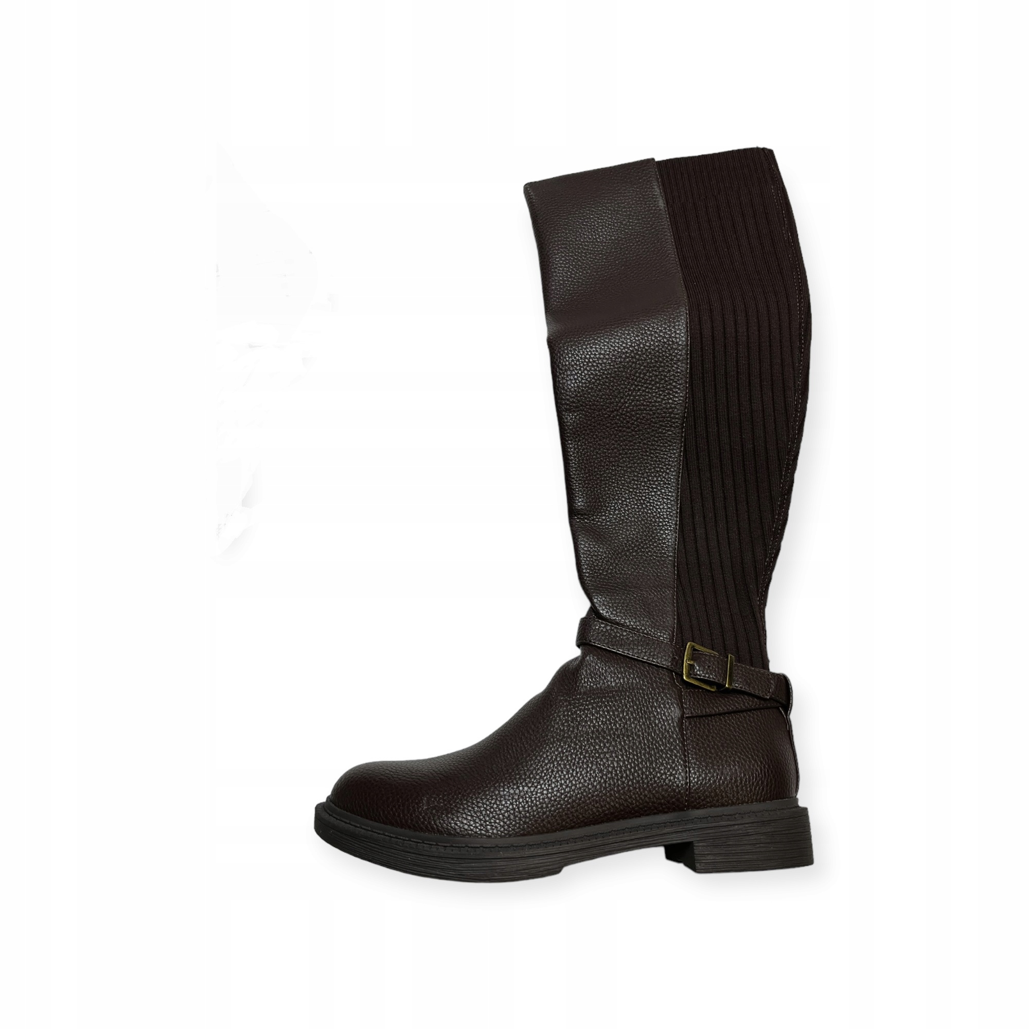 Hnědé dámské kozačky se zipem Kenneth Cole 36