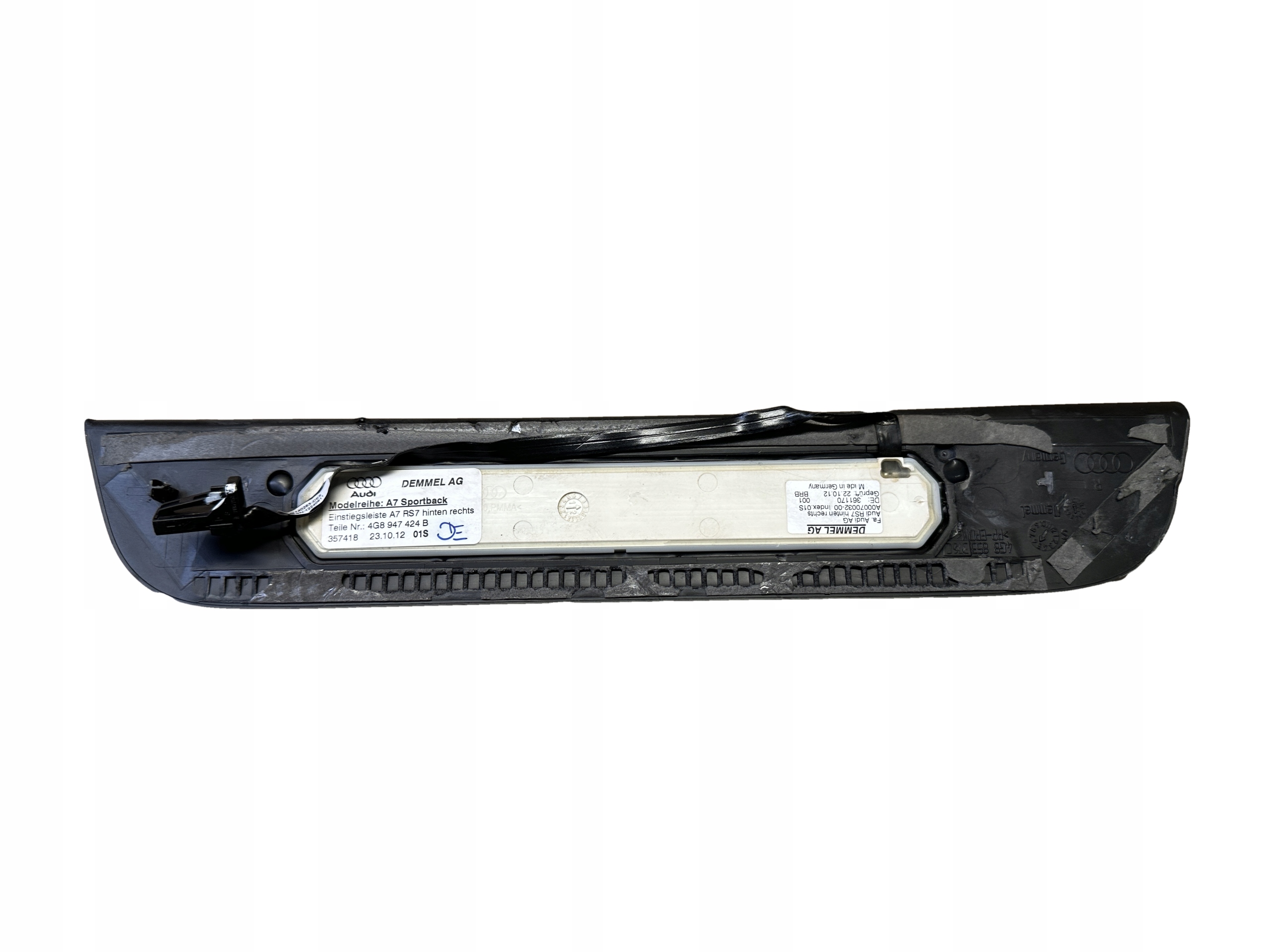 AUDI RS7 A7 4G moulding threshold right rear part 4G8947424B
