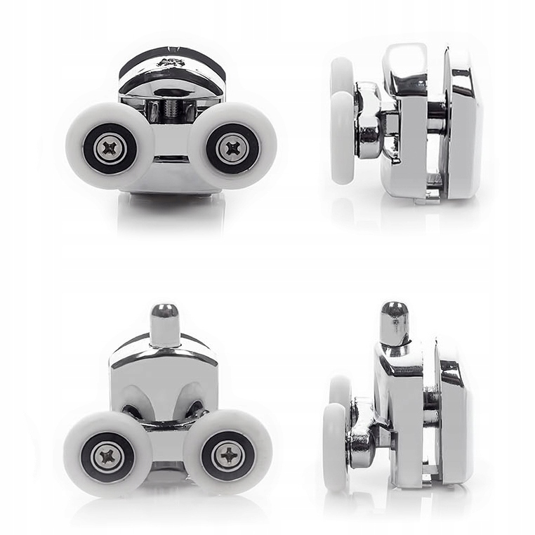 ROLKI PODWÓJNE ROLKA KÓŁKA DO KABINY PRYSZNICOWEJ KOMPLET ZESTAW KÓŁEK 25MM Typ rolka