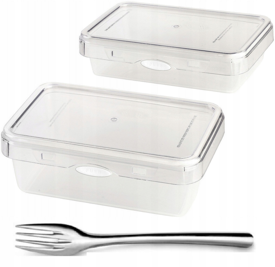 

Vialli Pojemniki Zestaw Lunchbox Szczelne Sałatki