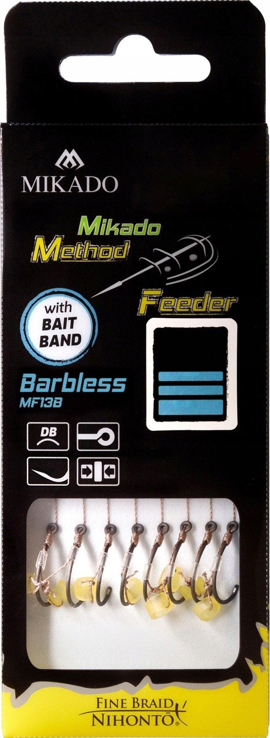 Przypon Mikado Method Feeder Rigs Bait Band 4 Średnica (mm): 0.16, Rozmiar: