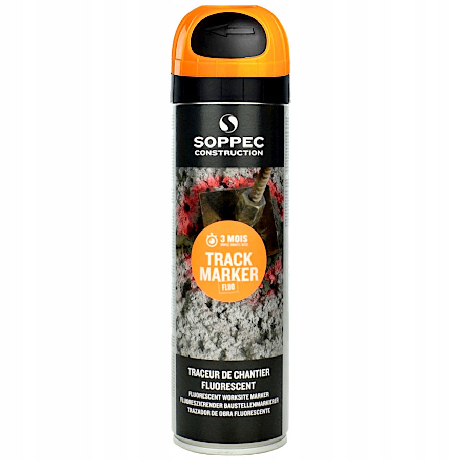 FARBA GEODEZYJNA SPRAY SOPPEC TRACK MARKER 1szt Marka Soppec