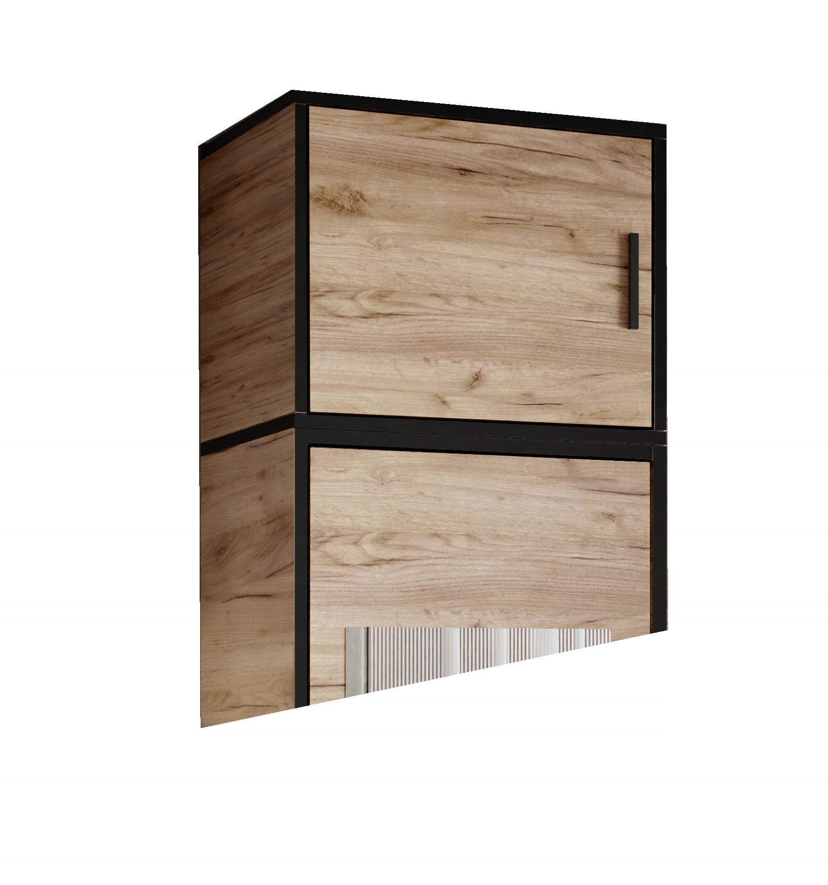 Nástavec na skříně Dior 54 1d a šatní skříň Dub craft zlatý