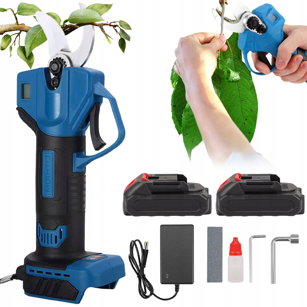 Akumulátorové Nůžky 30 MM Ocel SK5 S Dvojitým Spínačem