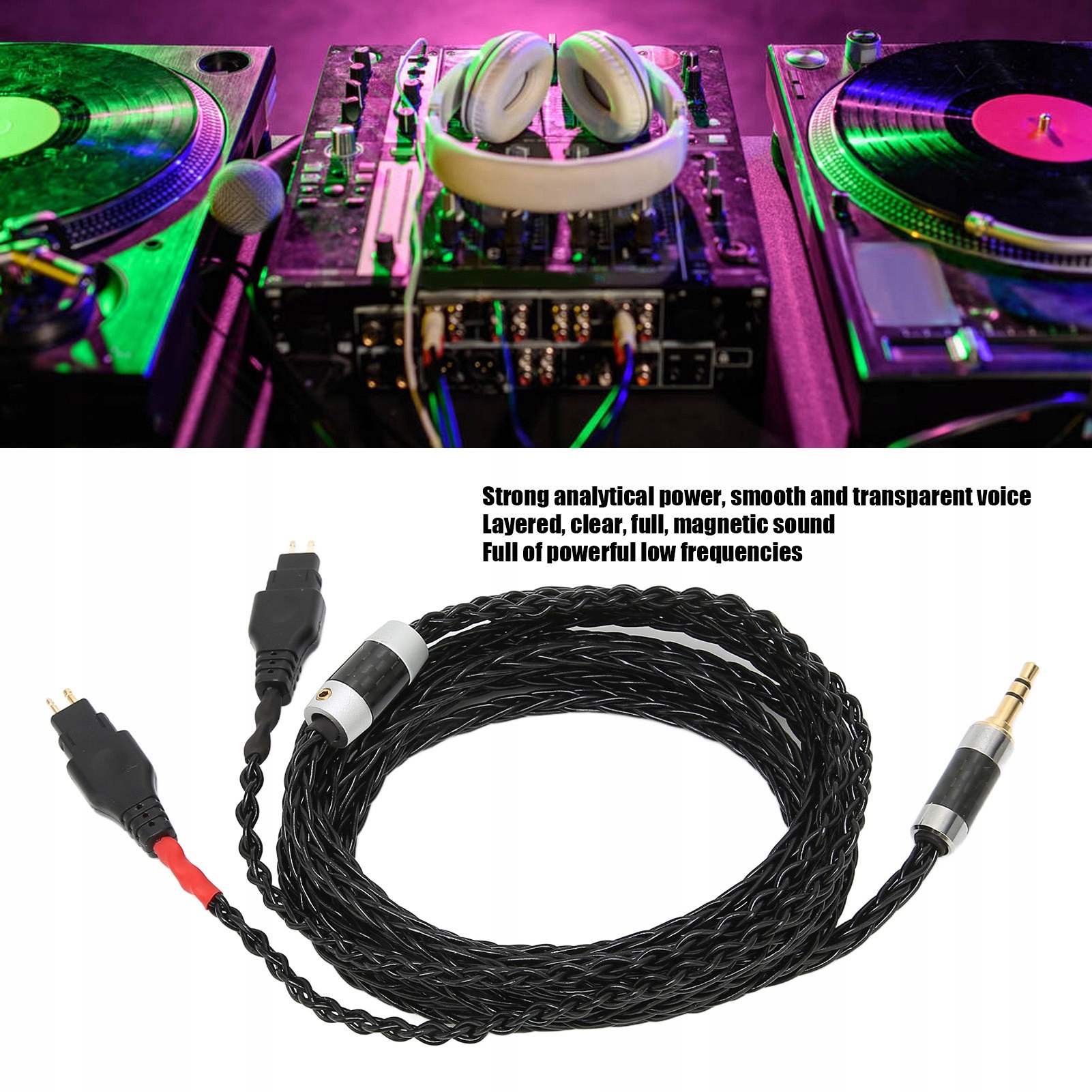 KABEL SŁUCHAWEK 3,5 MM DO SENNHEISER HD580 HD600 Model 2610210363511