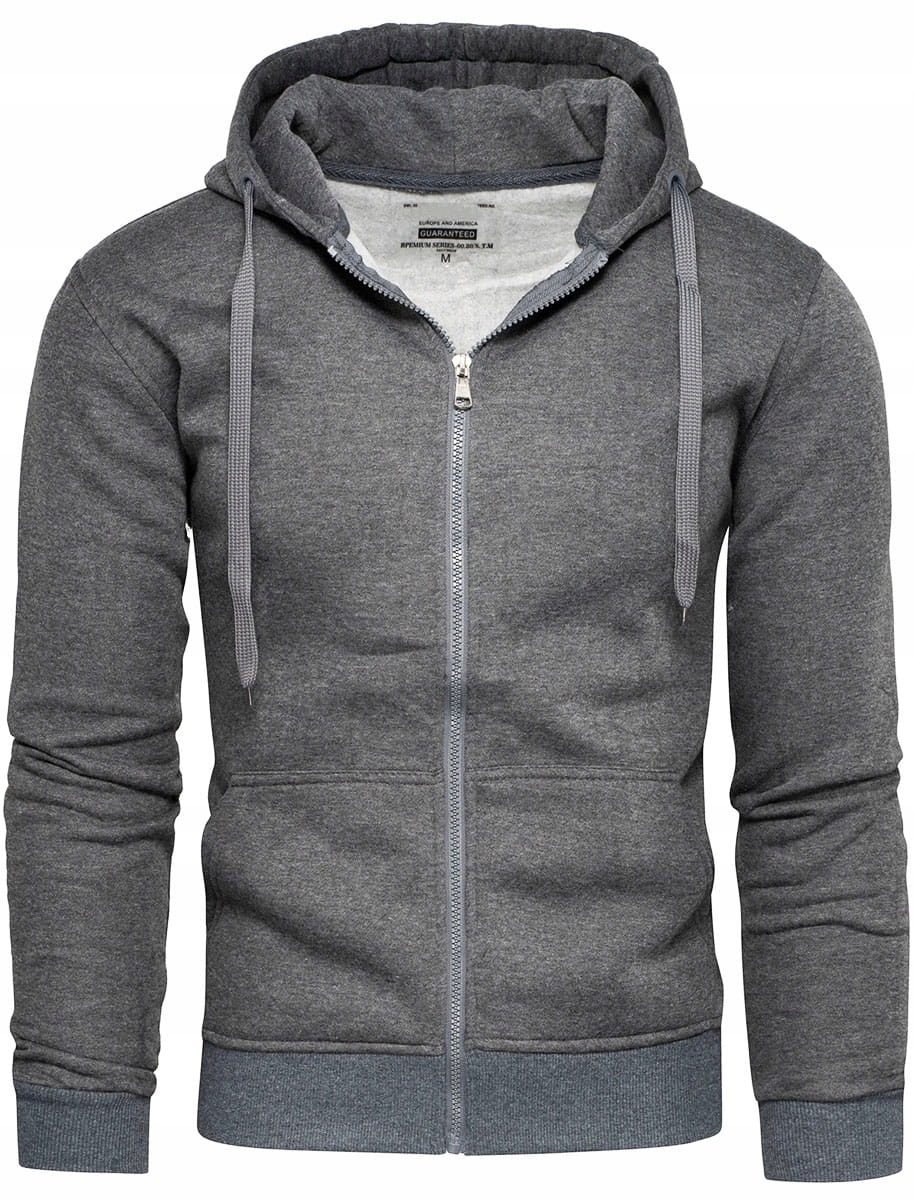 BLUZA MĘSKA Z KAPTUREM ROZPINANA M