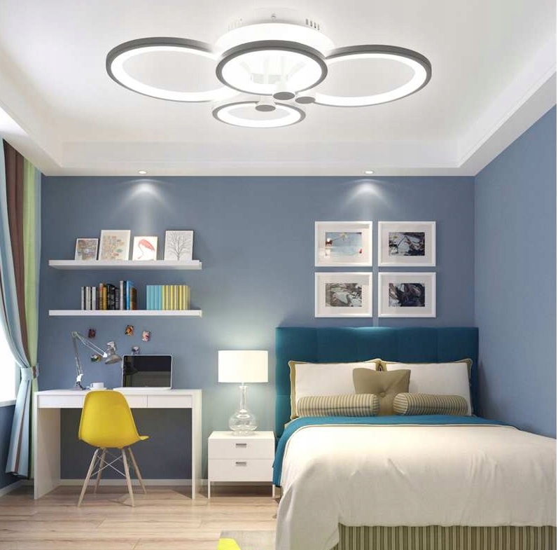 LAMPA LED RING LAMPA SUFITOWA PLAFON ŻYRANDOL RING + Pilot Zasilanie sieciowe
