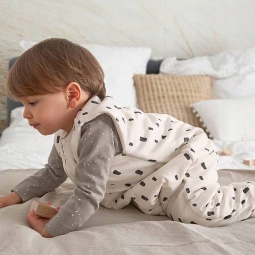 LASSIG ŚPIWOREK Z NOGAWKAMI ORGANIC COTTON Taupe 2-3l 2.5TOG Kolor wielokolorowy
