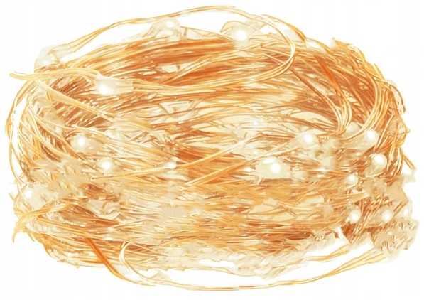 

Lampki na Druciku Led Diody na Baterie 1,9m