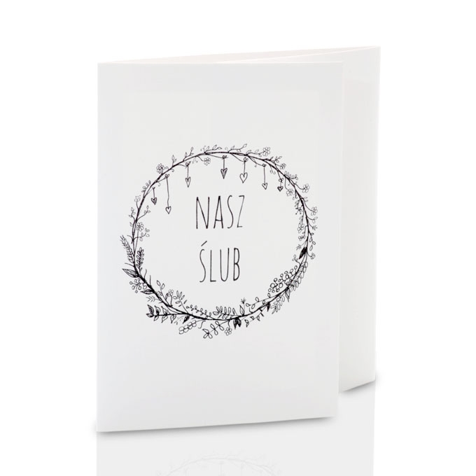 Mini-Album Nasz Ślub B&W 4 zdjęcia 15x21