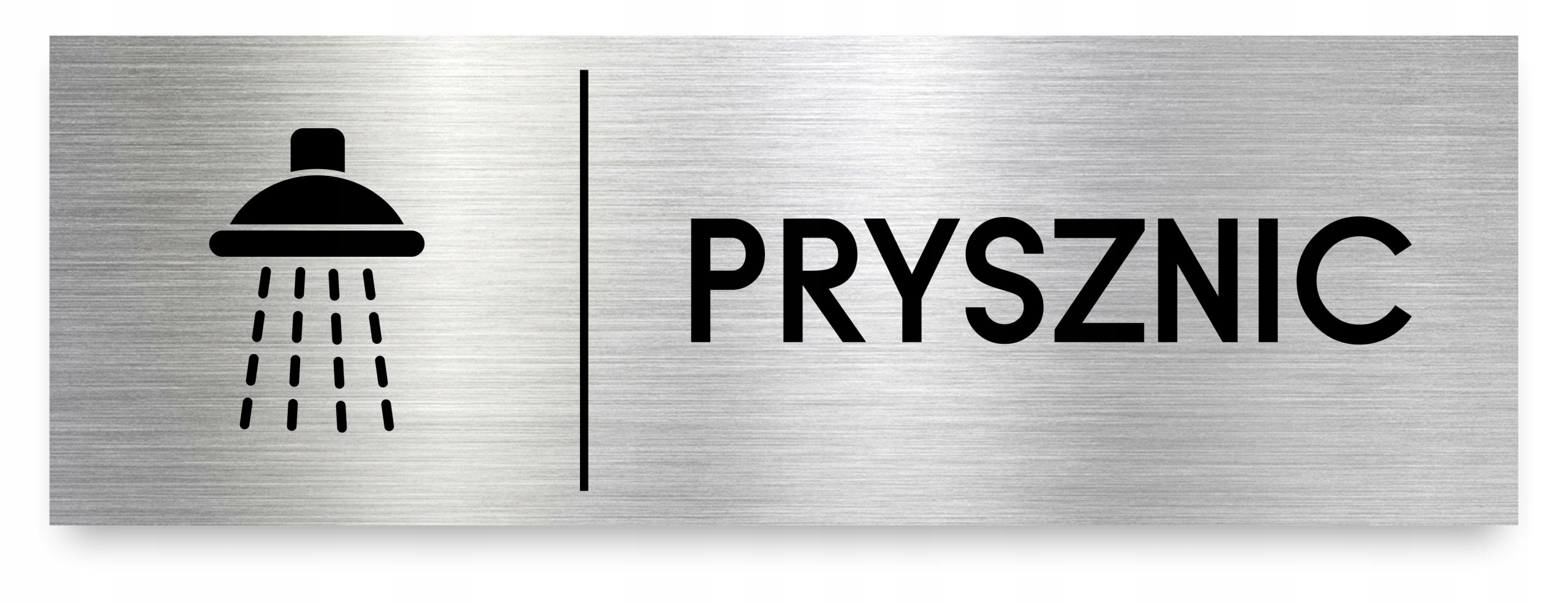

Tabliczka Prysznic 30x10 cm Dibond