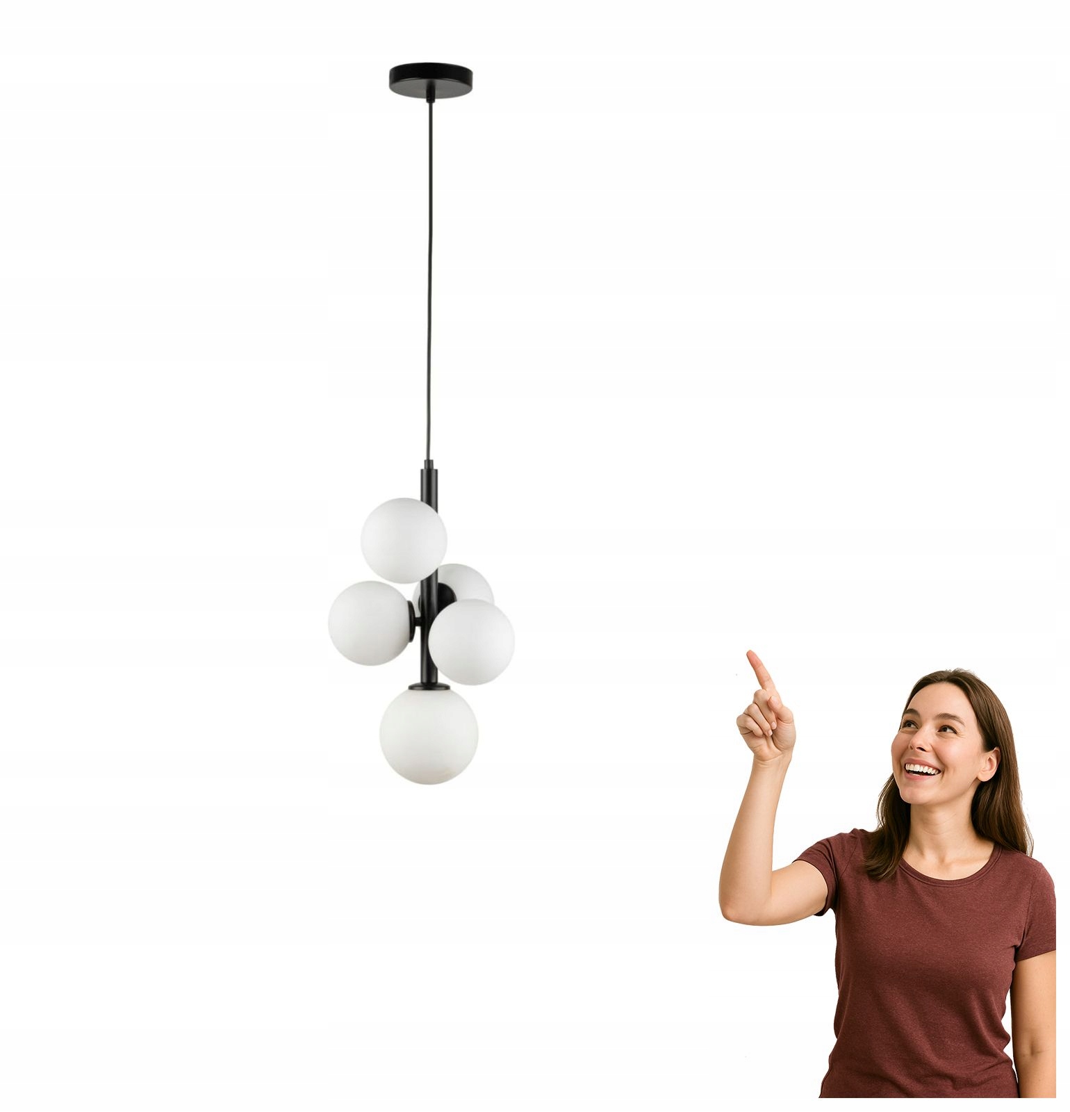 Závesná lampa Perla 5 33488 Sigma Lighting