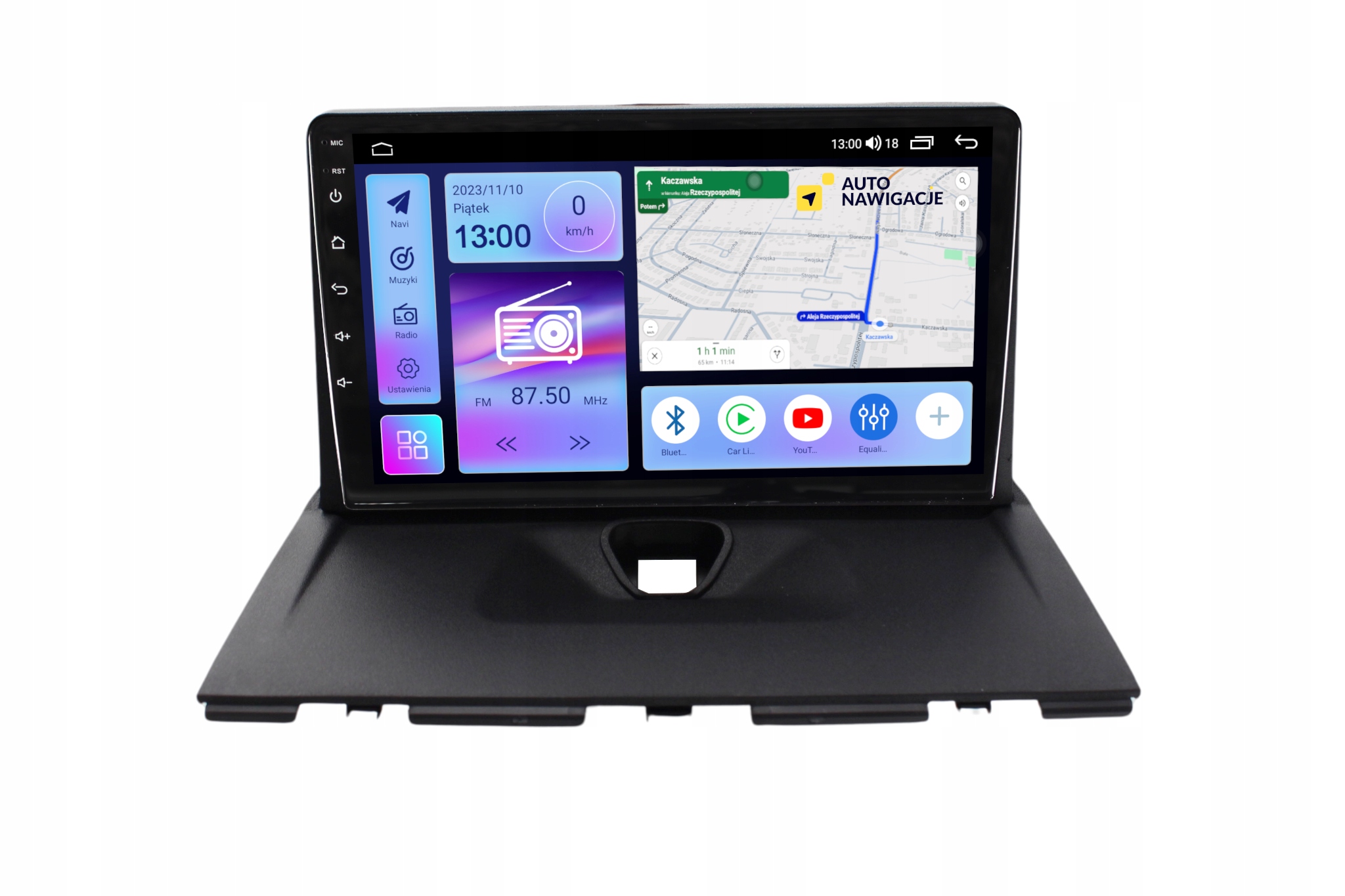 RADIO NAWIGACJA GPS FIAT SCUDO II 2007-2016 ANDROID CARPLAY