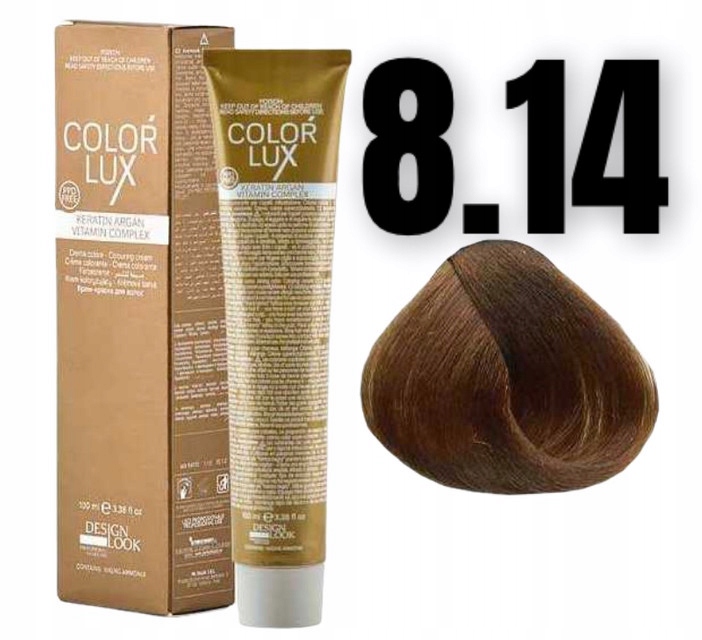 

Design Look Color Lux 100ml farba do włosów 8.14