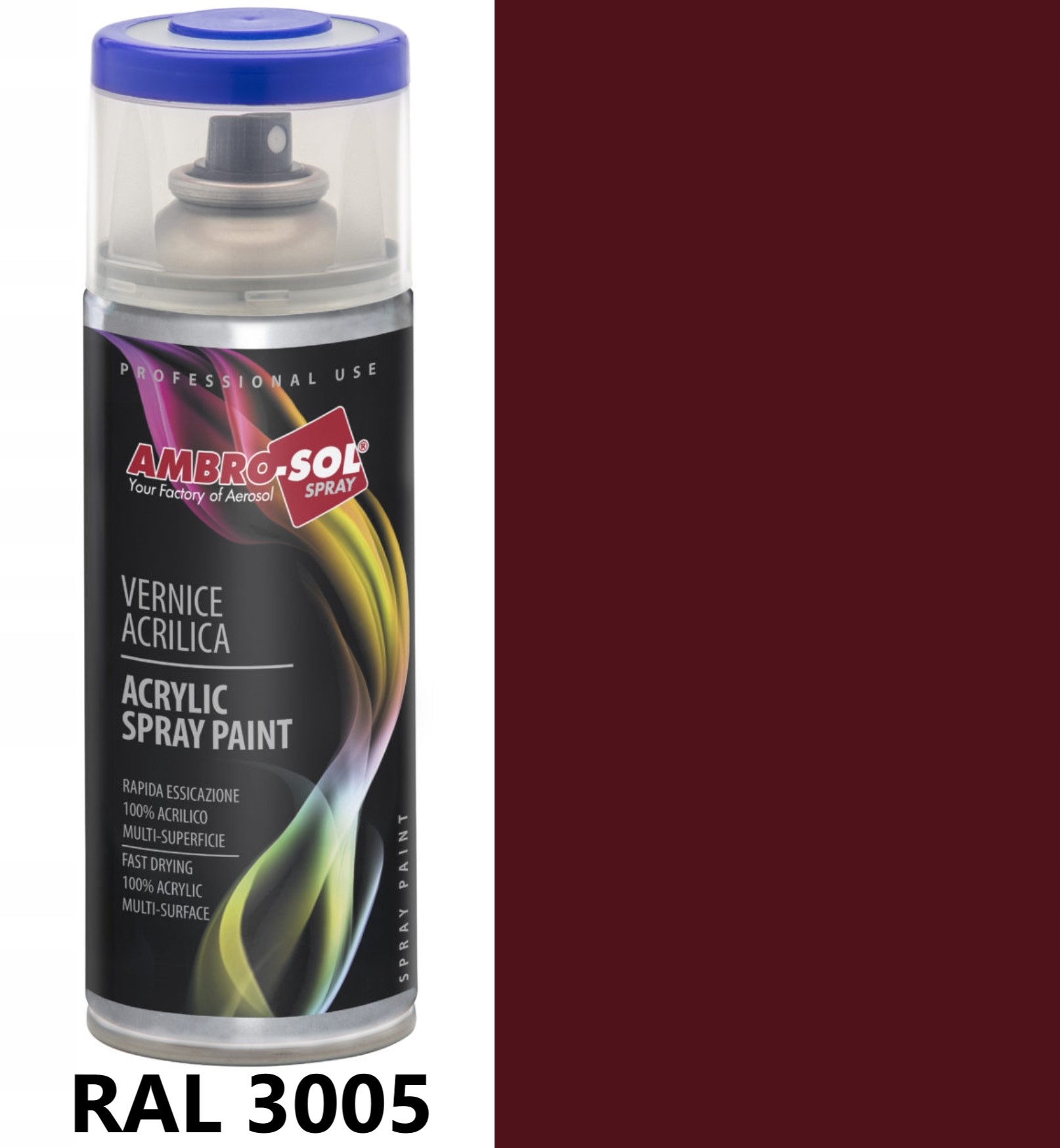 

3005 Ral Lakier Akrylowy Farba Spray Ambrosol