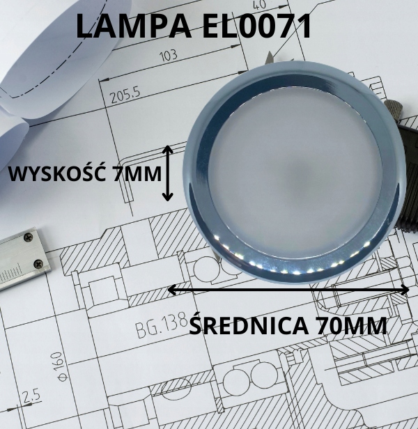 LAMPA KAJUTOWA WEWNĘTRZNA ZEWNĘTRZNA DO JACHTU LED Model EL0071