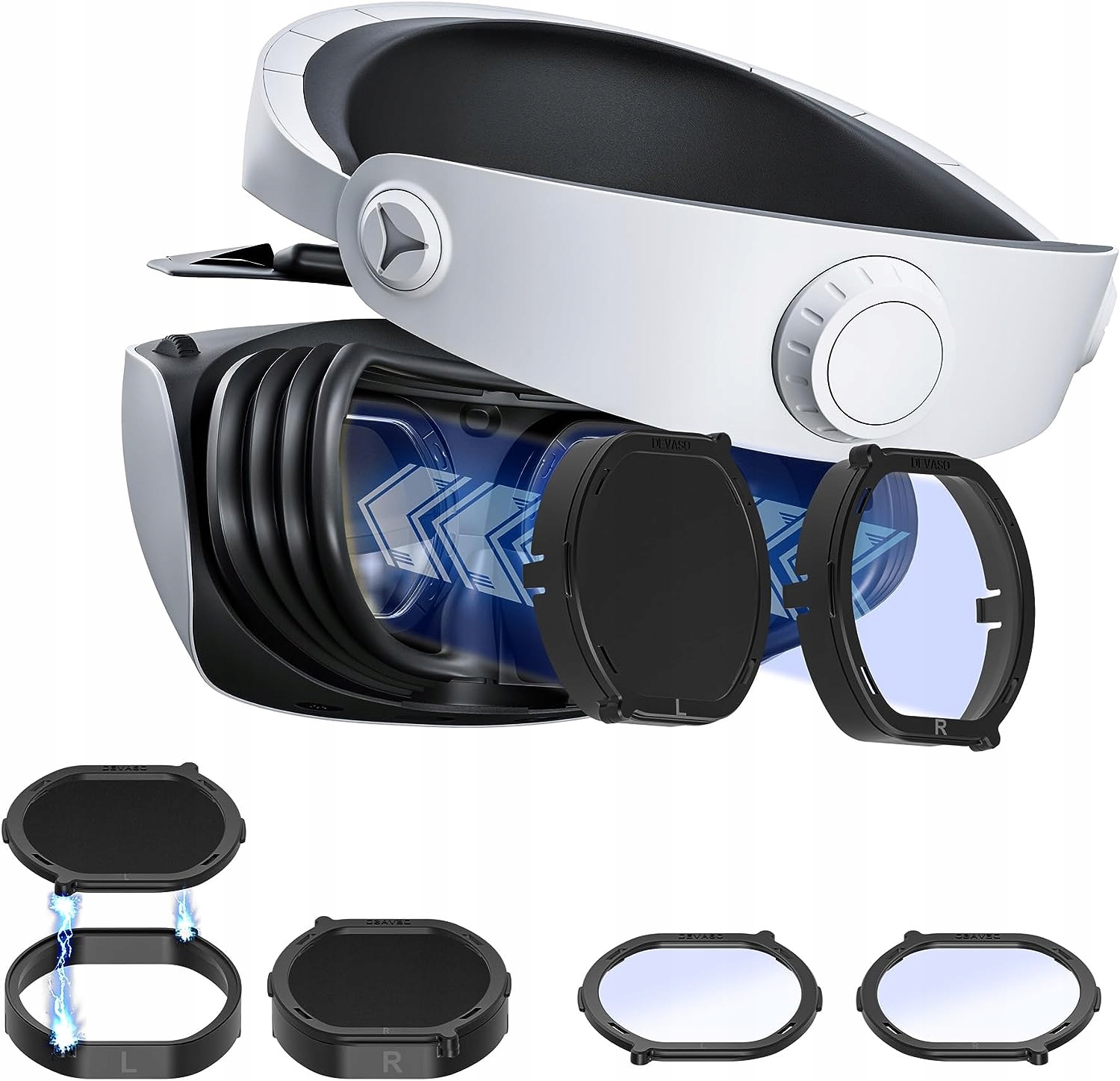 OKULARY OCHRANIACZ NA SPACER KOMBINACJA DLA PS VR2