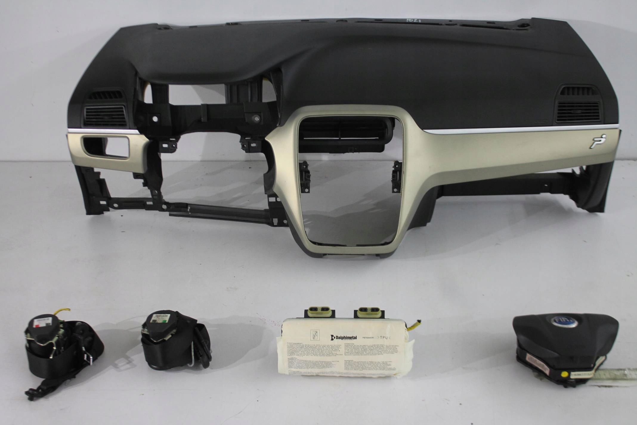 dashboard console airbag tension belts KOMPLET GRANDE PUNTO 05