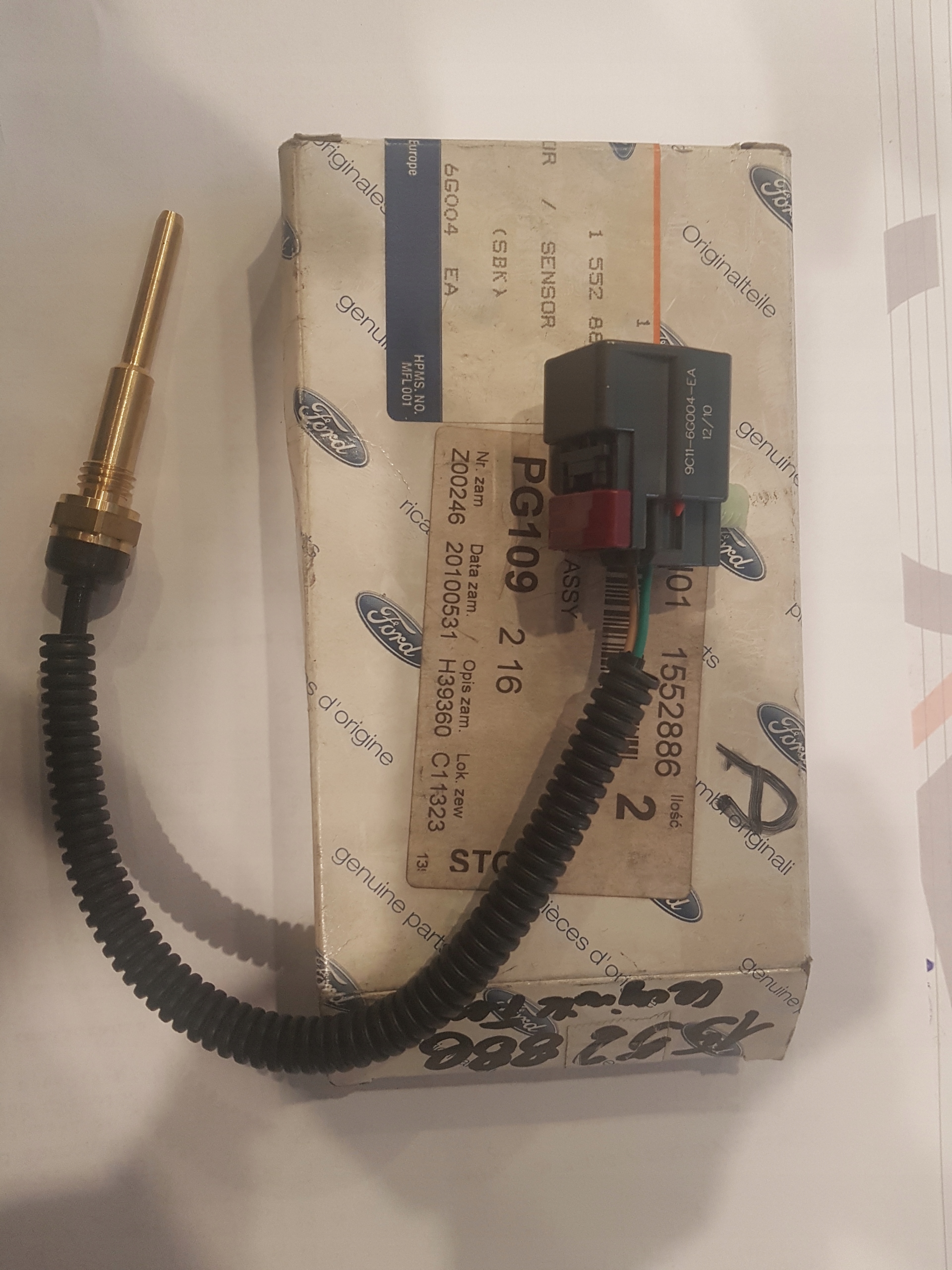 1552886 - датчик температури Transit 2,4 3,2 TDCi оригінал