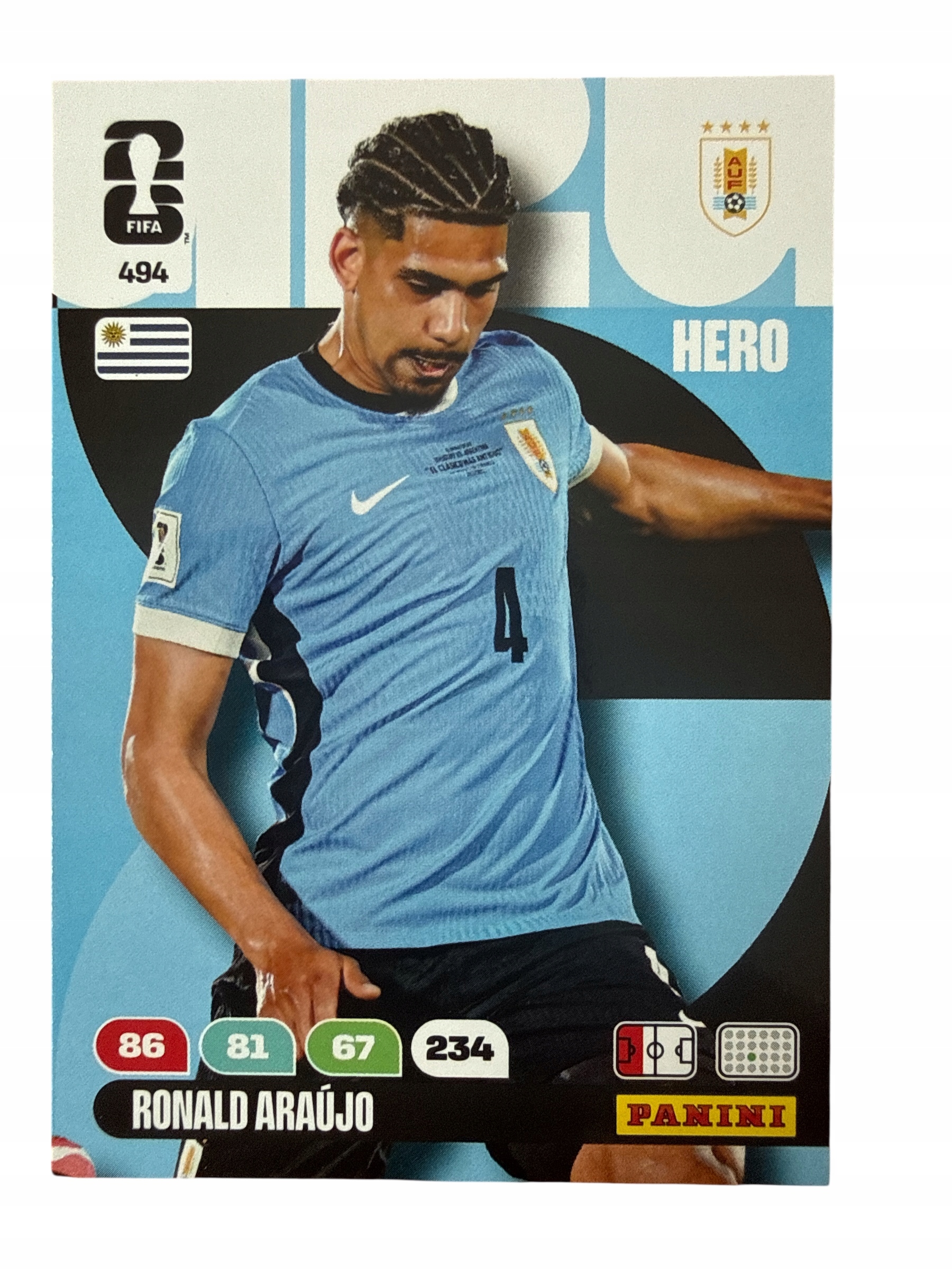 Fifa World Cup America 2026 Panini Uruguay 494 Araujo