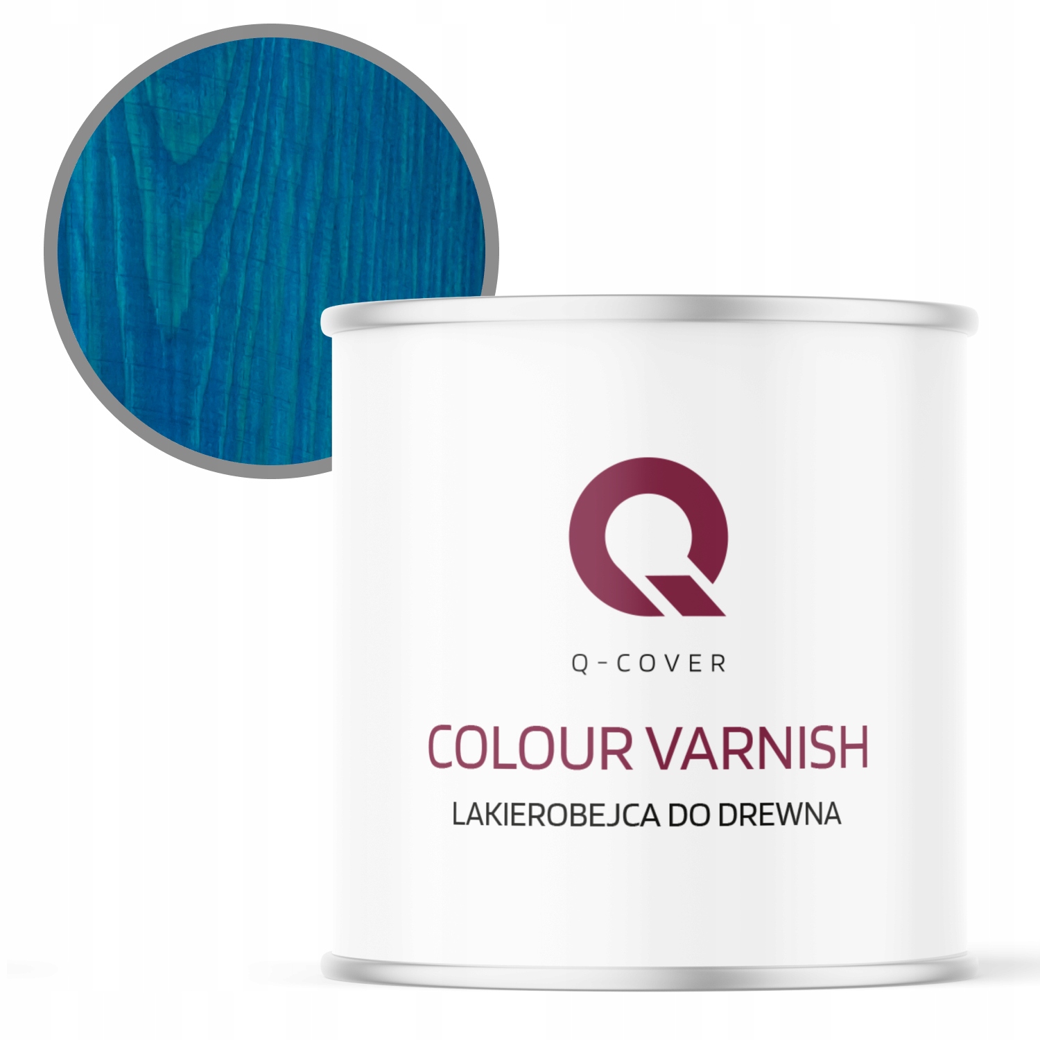 Rychleschnoucí lakovací nátěr na dřevo a ochranný nábytek 2,5L Modrý polomatný