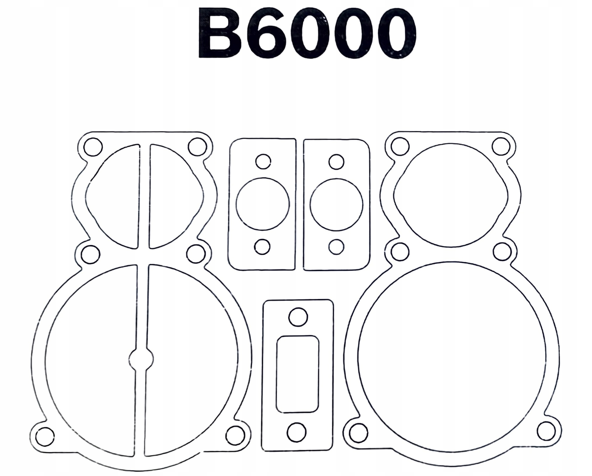 

Zestaw uszczelek kompresora pompy sprężarki B6000