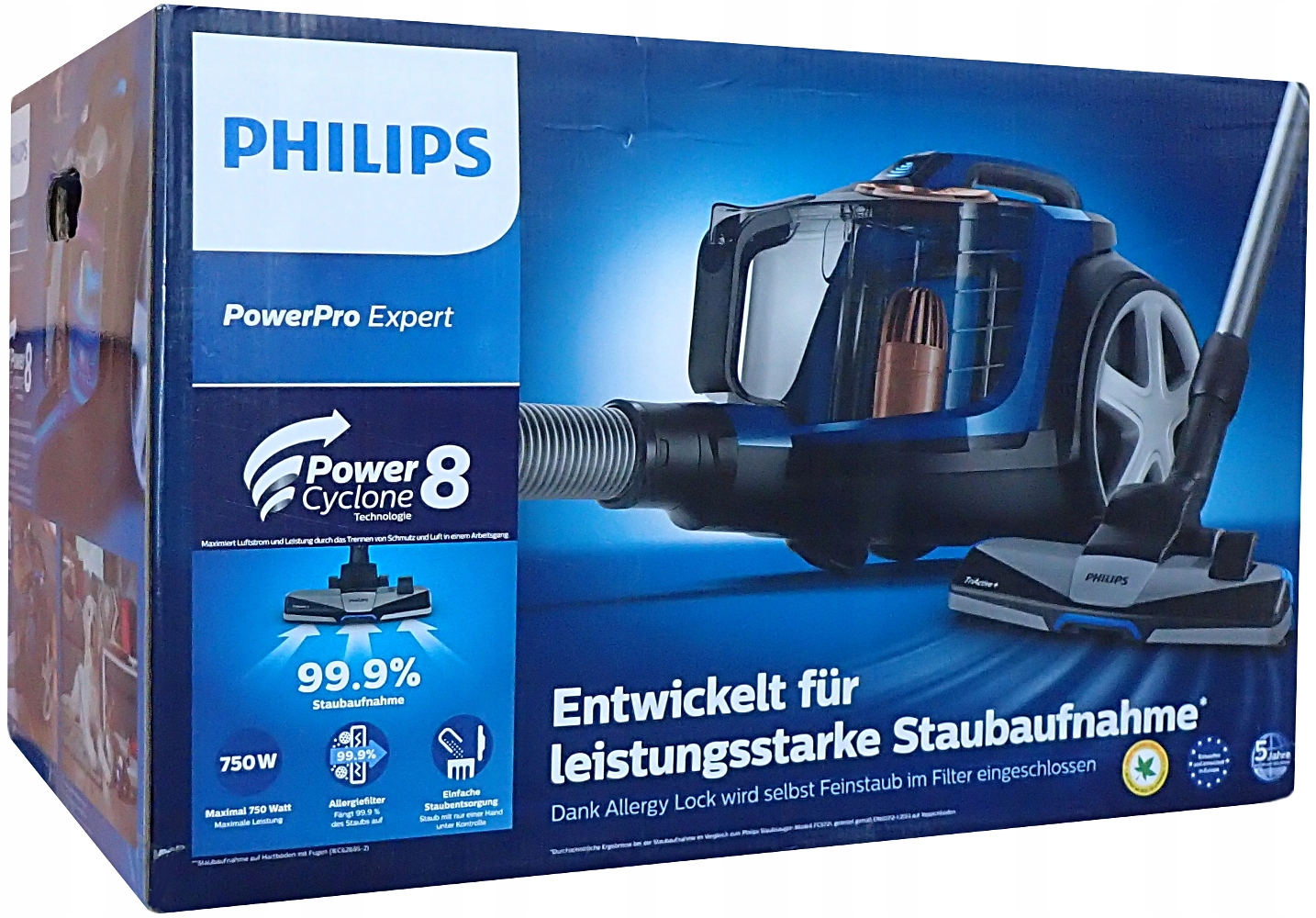 Odkurzacz bezworkowy Philips FC9745/09 PowerPro Expert 900W Hepa 13