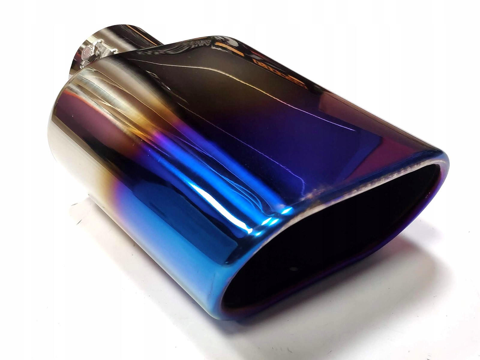 GRATISY# KOŃCÓWKA WYDECHU NIERDZEWNA BLUE-CHROM 136/80mm